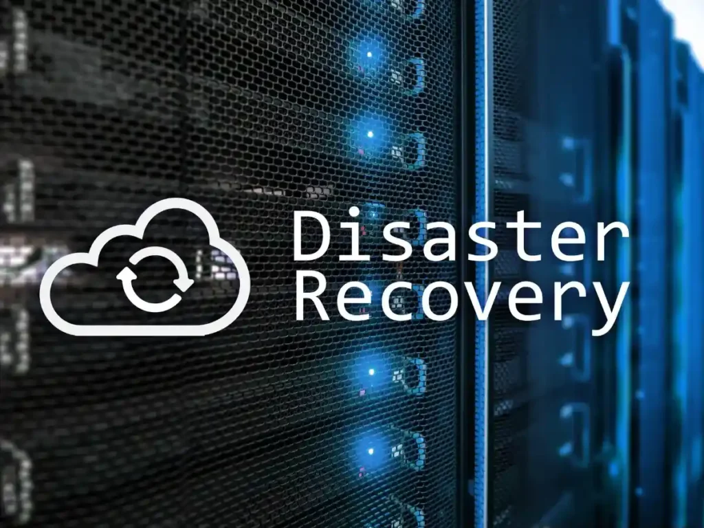 Enterprise data storage and backup solutions in modern server racks
